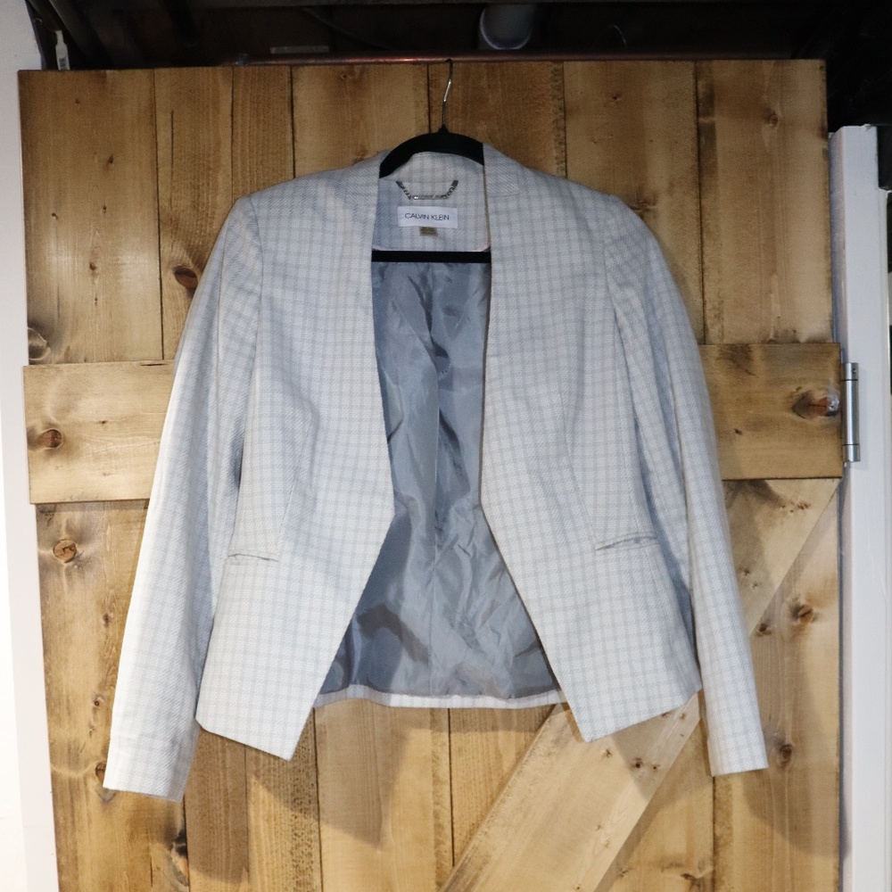 Women's Petite Calvin Klein Suit Jacket